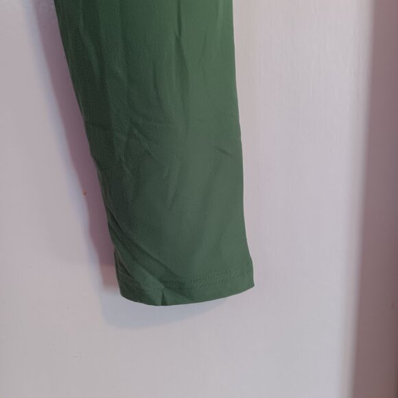 MUK LUK'S WOMEN'S DREAM KNIT LEGGINGS SET OF TWO Green Grey Medium - Picture 3 of 7